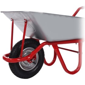 Resim Kanat Galvanizli Demonte El Arabası Tüplas Burçlu Teker 0.80 Mm Sac 