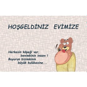 Resim Evimin Sahibi Kapı Önü Paspas Lovebug-t 