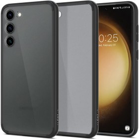 Resim Spigen Samsung Galaxy S23 Kılıf Ultra Hybrid Frost Black (KUTU HASARLI SIFIR ÜRÜN) 