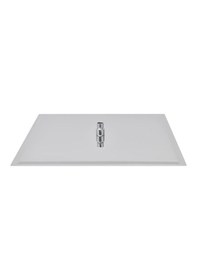 Resim Fause Ankastre Duş Başlığı Borulu Kare Slim Metal 50x50 Cm Tavandan Krom 