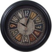 Resim N75.Camlı Dekoratif Duvar Saati 35x35 cm 