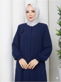 Resim moda asmila Özel Günler İçin Terletmez Ferace Broş Hediyeli 