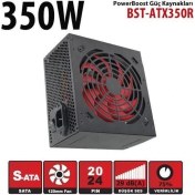 Resim Powerboost 350W BST-ATX350R 12CM Fanlı Power Supply 