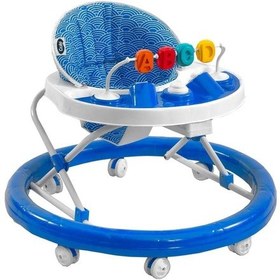 Resim Ciciko Alfa Yürüteç Kornalı Ve Öğretici Ergonomik Minder Mavi Yürüteç 