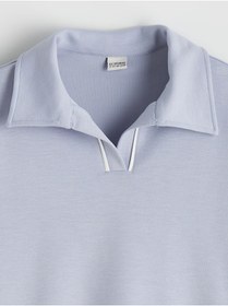 Resim LC Waikiki Polo Yaka Kız Çocuk Soft Touch Sweatshirt ve Eşofman Altı 
