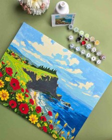 Resim Sayılarla Boyama Seti - Kıyı Çiçeği - 80x100 