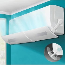 Resim Fochsia Ayarlanabilir Klima Rüzgarlığı 22-40 İnç Kaymaz Tutamaklı Ofis Ev Aksesuarı 