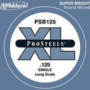 Resim D'Addario PSB125 Single ProSteels Tek Bas Gitar Teli 