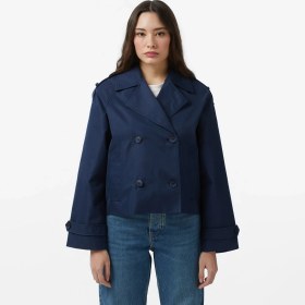 Resim Nautica Kadın Lacivert Regular Fit Trençkot 65J010T.4VN 
