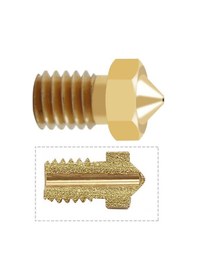 Resim Koodmax 5 Adet 3d Yazıcı Extruder M6 1.75mm / 0.2mm V5 - V6 Pirinç Nozzle Baskı Kafası 