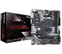 Resim Asrock B450M-HDV R4.0 DDR4 3200 MHz OC M.2 DVI VGA HDMI PCIe 3.0 AM4 mATX Anakart 
