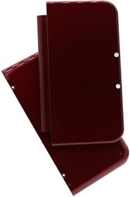 Resim Yeni 3DS XL Yeni 3DSLL (2015) için Ön ÜST ve Alt Arka Muhafaza Kabuk Kapak Plakası Değiştirme - KIRMIZI 