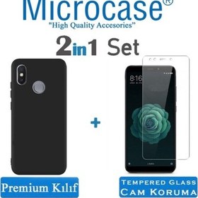 Resim Microcase Xiaomi Mi A2 - Mi 6X Premium Matte Silikon Kilif + Cam 299696312 - Seçenek / Renk-Cam-Kirmizi-Tempered Glass Istemiyorum 