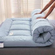 Resim Çift Boyutlu Ekstra Yumuşak Katlanabilir Yatak Ped - Kalın Yastıklı Tatami Yatağı, Peluş Polyester Kaplama ile, Yüksek Kaliteli Dayanıklı Tasarım, Ev, Yurt, Kamp ve Japon Tarzı Yatak, Katlanabilir Yatak, Yurt Odası Yatak, Rahat Estetik, Yumuşak Dokunuş Kaplama 