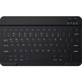 Resim Geeksen "10 İnç Kablosuz Bluetooth Klavye - Çoklu Sistem Uyumlu, Şarj Edilebilir, Taşınabilir" 