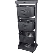Resim Titiz Antrasit Kat Kat Sepet Organizer (0262-01-226-99-241453) 