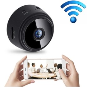 Resim Ally Mobile Ally A9 1080p Mini Wifi Kamera Gece Görüşlü Hareket Sensörlü Mini Dv Kamera 