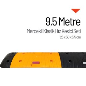Resim İleri Trafik Mercekli Klasik Hız Kesici, Yol Kasisi 9,5 Metre 