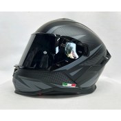 Resim Sway Sw 867 Asphalt Black Grey Siyah Vizörlü Iç Vizörlü Kapalı Kask 
