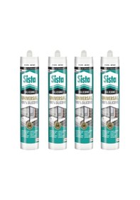 Resim Sista Üniversal Silikon Beyaz 280ml 4 Adet 