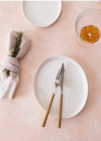 Resim The Mia Cotta Limoges Pasta Tabağı Beyaz 22 Cm 