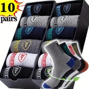 Resim 10/20 adet Yeni Erkek Çorapları, Orta Tüp Çoraplar, Koku ve Ter Emici, Mevsimlik Çoraplar, Trendy ve Çok Yönlü, Sonbahar ve Kış Erkek Çorapları, Spor Çorapları 