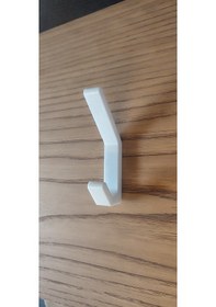 Resim Hepsi3boyutlu - 5 Adet Beyaz Kanca Askılık Beyaz Beyaz 