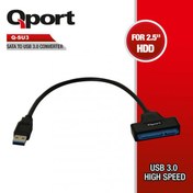 Resim Q-PORT Q-SU3 SATA = USB3.0 Çevirici Adaptör 
