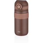 Resim Tkk T2006 450ml Kahverengi Çelik Termos 