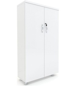 Resim Modüler Dünyası Kapaklı Kitaplık Dosya Dolabı Beyaz - 80X38X153 (307778720) Beyaz 