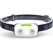 Resim Vkemall Kızılötesi Algılamalı Şarj Edilebilir Led Kafa Lambası - 3 Modlu Aydınlatma, 60 Ayarlanabilir Beyaz 