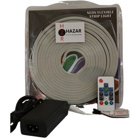 Resim 12 Volt 6x12mm Rgb Pixel Neon Şerit Led Set Rf Uzaktan Kumandalı Ws2811 Magic Neon 5m 