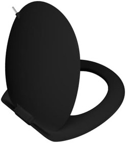Resim VitrA İstanbul 166-070-009 İnce Klozet Kapağı, Siyah 