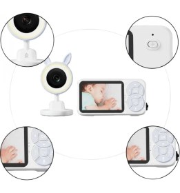 Resim Marsilyan Gece Görüşlü Bebek Telsizi Besleme Hatırlatıcılı LCD Ekran 