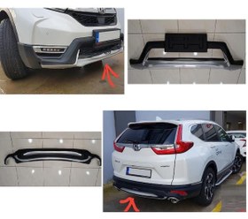 Resim Oled Garaj Honda CRV İçin Uyumlu İçin Uyumlu 2019 Ön Arka Tampon Koruma Takım 