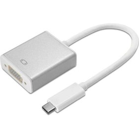 Resim USB 3.1 Type C To VGA Adaptör Çevirici Dönüştürücü Macbook 