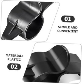 Resim ULTECHNOVO 10 Adet Fonksiyonlu Plastik Araç Askısı Ev ve Araba için Taşınabilir Şemsiye ve Çanta Askılığı Arka Koltuk ve Organizatörü 