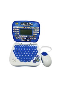 Resim Vardem Oyuncak Laptop Türkçe Ingilizce 100 Fonksiyonlu Akıllı Öğrenme Eğitici Ve Öğretici Bilgisaya 