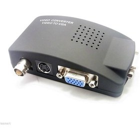 Resim Bnc To Vga 4550P Dönüştürücü Çevirici Adaptör Kamera Monitör Dv 