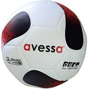 Resim alsepeteavm Hft-4000-100 Hybrid Futbol Topu Siyah\kırmızı - No: 4 / 365 gr 