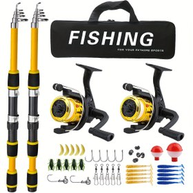 Resim Turuncu Balıkçılık Kamışı, 180.14cm 2'li Teleskopik Balıkçılık Kamış Seti, Cam Elyaf Balıkçılık Çubuğu, 2'li Spinning Kamış ve Makine Kombosu ile Taşıma Çantası Tatlısu Balıkçılık Kamış ve Makine Kombosu Setleri Balıkçılık Ekipmanları 