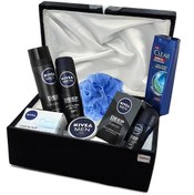 Resim NIVEA Damat Bohçası Nişan Bohça Erkek Bakım Seti - Sabmar Çeyiz Sandığı 2022018x2 