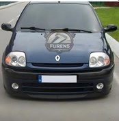 Resim Renault Clio 2 Symbol Hb Sedan 1998-2008 Uyumlu H Lip Esnek Ön Lip 2 Parça Karlık Ön Ek Tampon Altı Dil 
