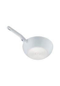 Resim Jumbo Swiss Crystal Light Grey Wok Tava 28 Cm Gri 
