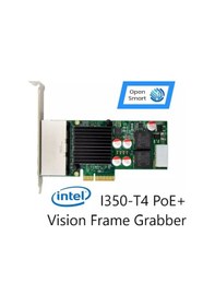 Resim Intel I350 4 Port 1GbE PoE+ Vision Frame Grabber Nic - OPS7246NT 