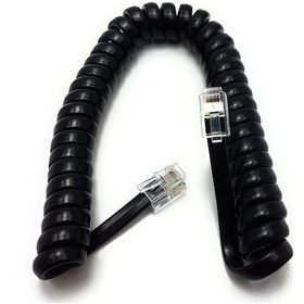 Resim Kablolu Telefon Uyumlu Spiral Kablo Siyah N11.154 