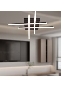Resim Tt036-sy Tt Aydınlatma Hashtag Modeli Mat Siyah Gün Işığı Led Siyah 
