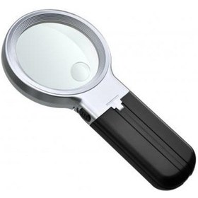 Resim Th-7006 Çok Fonksiyonlu Ayarlanabilir Büyüteç 3x60mm 2 Ledli 