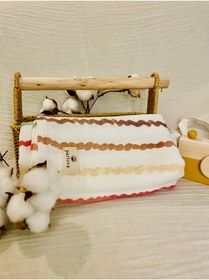 Resim Parlova Su yolu Çok amaçlı müslin örtü, %100 pamuk, baskılı, 75x90 cm 