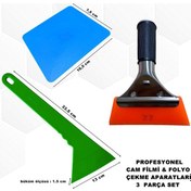 Resim Cam Filmi-Kaput Koruma ve Folyo Çekme Aparatları 3 Prç Set GRP18 